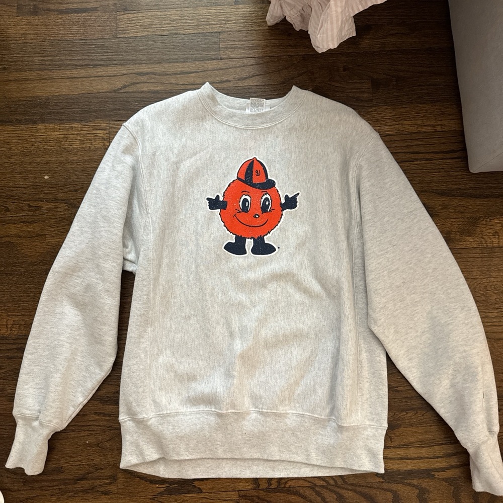 Gray Champion Reverse Weave Syracuse Crewneck
